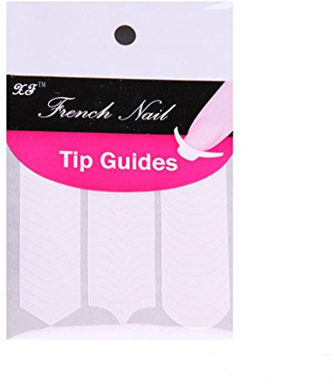 Lot de 1/100 pochoirs français pour nail art, guides à franges, autocollants de manucure, faux ongles, strass et lettres