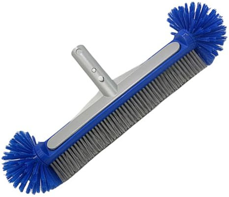 44cm Poolbürste Mit Runden Enden,Pool Reinigungs Bürste mit Halbkugelförmigen Borsten, Bodenbürste für Badezimmer, Bürste Reinigung Breit für Poolwänden,Schwimmbad Bürste ohne Stange für Wand/Fliesen