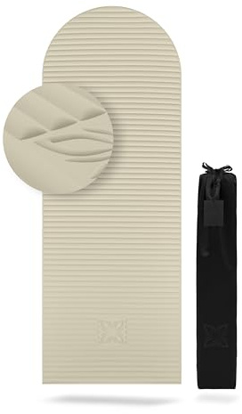 OMNANA® COMFY™ 190x70cm, 8mm dick, Weiche Polsterung, Rutschfest, Perfekt für Fitness, Yoga und Pilates