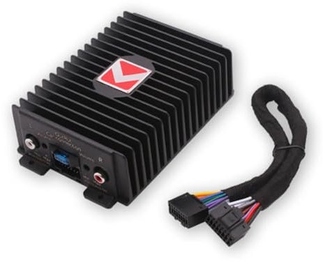 Cpolebev Caja Amplificadora de Navegación Android, Audio Estéreo Profesional para Coche, Amplificador de Alta Fidelidad con Mejora de Sonido de Alta Potencia 4x80W