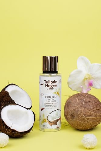 Svart TULIPAN, BODY MIST COCO PURE Vit, 250 ml