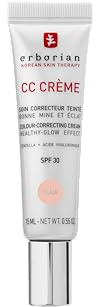 Erborian - CC Cream with Centella Asiatica- Color Correcting Cream with Healthy Glow Effect - Natural and Luminous Finish - Long-Lasting Hydration - Korean Cosmetic Care - Clair 15 ml