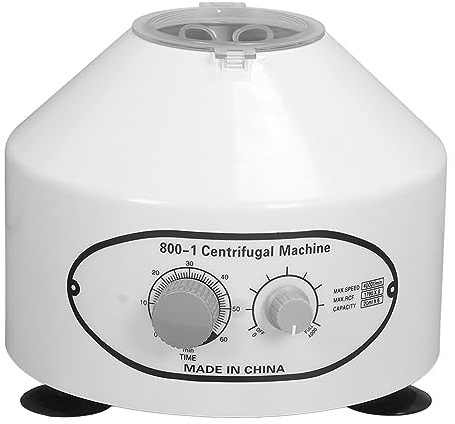 Luocute Centrifugeuse de Laboratoire, Centrifugeuse de Laboratoire avec Minuterie et Contrôle de Vitesse 0-4000 Tr/min, Tubes 20 Ml X 6, Force Centrifuge 1790 X G pour la Séparation (Prise UE 220V)
