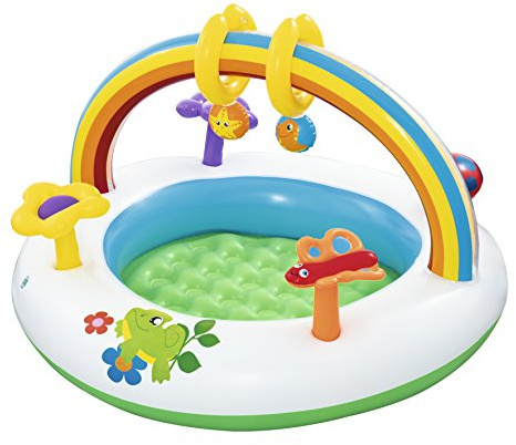 Bestway 52239 | Up In & Over - Palestrina Gonfiabile con Arcobaleno, 91x56 cm