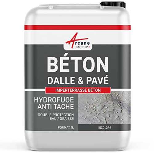 Idrorepellente per cemento e calcestruzzo: applicazione su terrazze, pavimenti autobloccanti e lastre porose - ARCAREPEL - 1 L (fino a 5 m²) - ARCANE INDUSTRIES