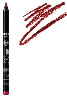 lavera Soft Lipliner -Red 03- Delineador labial ∙ Perfilador de Labios ∙ Textura de larga duración Cosmética Natural Bio Maquillaje Organico 100% Certificado (1.4 gr)