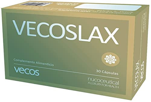 Vecoslax Complemento Alimenticio – 30 Cápsulas con Aloe Vera, Frángula y Hojas de Sen – Salud Digestiva, Regulador Intestinal y Efecto Détox Natural – Reduce los gases