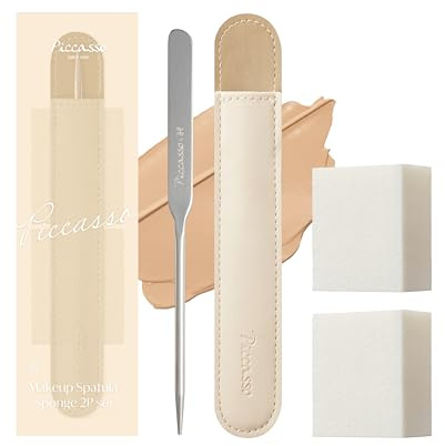 Piccasso Sminkspatel + svamp 2P set för smink