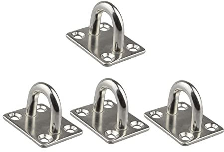 Yardwe 4stücke U-förmige Deckenhaken Aus Edelstahl Teiliges Für Vielseitige Anwendungen Wie Deckenventilatoren Und Schaukelbefestigungen Einfache Montage Und Langlebige Qualität