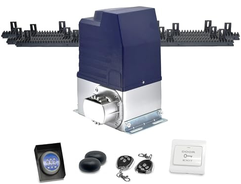 ALEKO Driveway Sliding Gate Opener | Rack Driven Operator | ACC3 Accessory Kit up to 60 Feet 2000 Pounds | AR2050