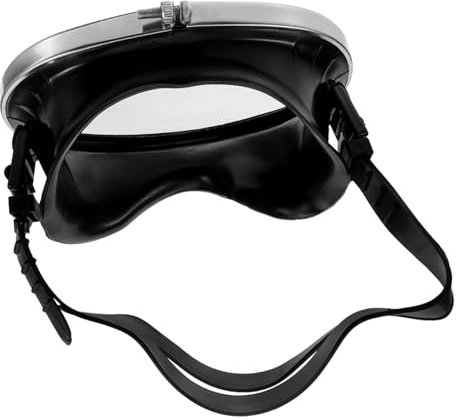 Happyyami Wasserdichte Tauchermaske Mit Geteiltem Sichtfeld Für Männer Hochwertige Schwimm Und Schnorchelmaske Gehärtetem Für Freitauchen Und Wassersport
