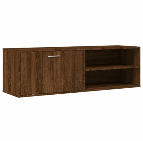 vidaXL Mobile Porta TV Rovere Marrone 120x34x37 cm Legno Multistrato
