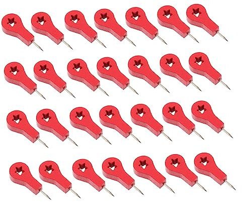 Tofficu 50stücke Holz-pinnnadeln Korkbrett-befestigungen Dekorative Pushpins Für Karten Fotos Notizen Für Zuhause Schule Büro Robuste Langlebige Materialien Feine Verarbeitung