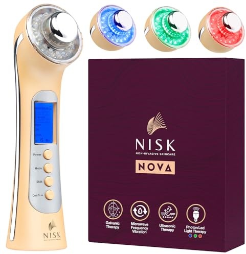 Nova 4-in-1 Cosmetic Skin Care Facial Wand – Home Use Beauty Device, Face Massage & Galvanic Ion Technology for Radiant-Looking Skin