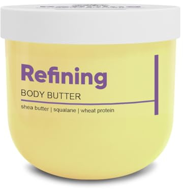 Beurre Corporel Affinant 200 g - Crème au beurre de Karité - Hydratant Corps - Soin de la Peau - Soin Mains - Beauté - Arôme de Vanille - Refining Body Butter