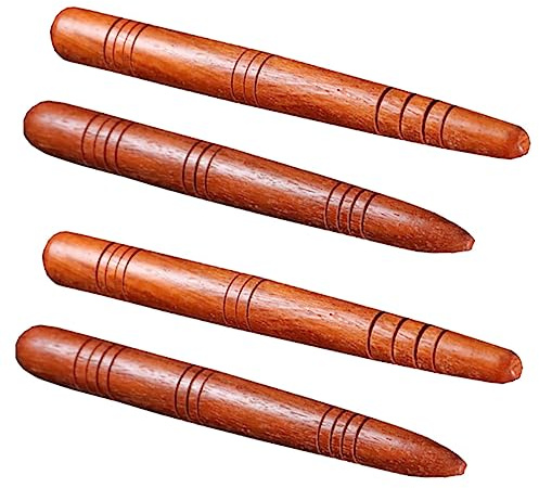 Holibanna 4 Stück Akupressurstift Rundes Leichtes Massagegerät zur Triggerpunktbehandlung Entlastet Nacken und Beine zum Entspannen Beim Musikhören