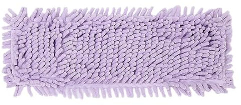 Nettoyage Plat Remplacement Tête de balai à franges plate de rechange, compatible avec les sols humides et secs, réutilisable, for le nettoyage de la maison, de la cuisine et du bureau (violet)(1PC)