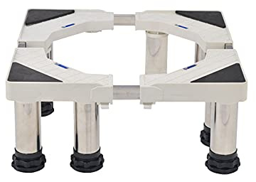 Base per Frigorifero e Lavatrice, Facile da installare, Lunghezza/Larghezza 42-68 cm, Base Regolabile, Frigorifero e congelatore, ripiano Alto Univers
