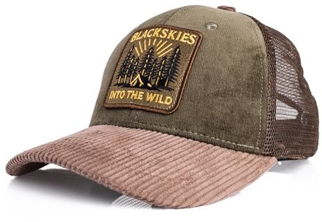 Blackskies® Trucker Baseball Cap Kollektion | Herren Damen Premium Snapback Schirm Mütze Kappe Basecap - Männer Frauen Unisex Streetwear Outdoor Sommer Freizeit