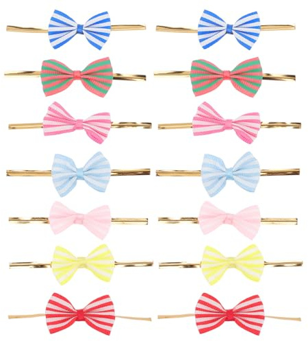 CONGARTENO 70 Nœuds Torsadés en Polyester Multicolores pour Sceller Sachets Alimentaires, Attaches de Sucette Pâtisserie, Confiserie, Fermeture Paquet Pratique et Couleur Aléatoire