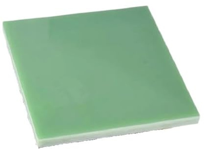 Placa de fibra de vidrio, Hoja industrial de FRP, 1 pieza, hoja fibra vidrio G10, espesor 0,5 a 30 mm, resina epoxi verde(100x100x12mm)