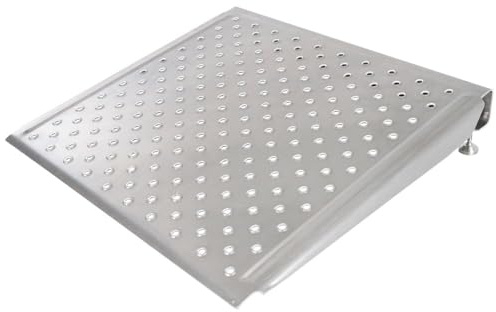 Silver Spring Heavy-Duty Threshold Ramp - 36 L x 36 W - 600 lb. Capacity for Entryway Patio Access Wheelchair Scooter Use Won't Interfere with Doors