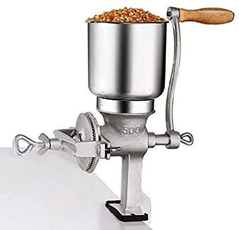 Hand Grain Mill Manual Corn Cereal Grinder Beer Brewing Tool Oats Flour Coffee Food Wheat Hand Grinder Crank Cast