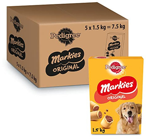 Pedigree Markies Hundekekse mit Tuethanischen Geschmack (5 x 1,5 kg)