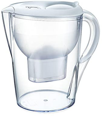 Caraffa Filtrante Porta Del Frigorifero, Caraffa Combinata Filtro Dell'acqua 2,7 Litri, 3 Filtri Avanzati, Riduzione Delle Microplastiche, Cloro, Impurità Del Calcare,B