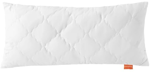 sleepling Bambus Kopfkissen 40x80 cm, 100% Baumwolle versteppt mit 100% Viskose (Bambus-Zellstoff), Kissen 40 x 80 cm, Bettkissen, Schlafkissen, Oeko-TEX, Made in EU, waschbar bis 40 Grad