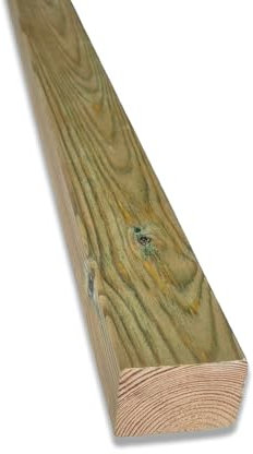 Listello in legno di pino nordico da 300 cm, sezione 4,5x6 cm, classe di impermeabilizzazione 4