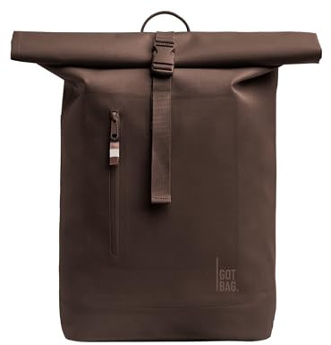 GOT BAG Rucksack Rolltop Lite aus Ocean Impact Plastic | Laptop Rucksack wasserdicht mit Herausnehmbarer 15“ Laptoptasche | 26 Liter Füllvolumen Rollrucksack