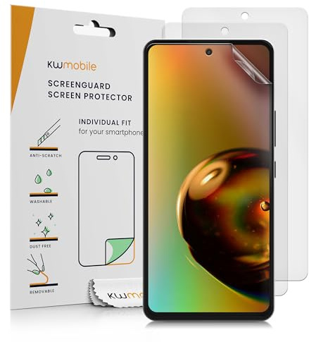 kwmobile 3X Folie matt kompatibel mit Samsung Galaxy A53 5G - Displayschutzfolie Schutzfolie - Displayschutz Displayfolie entspiegelt