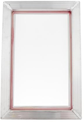 F Fityle Aluminium-Siebdruckrahmen, Premium 120T, Hochleistungs-Multifunktion für den Siebdruck, 30 cm X 40 cm X 1.8