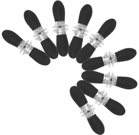 BESPORTBLE 9 Paia Spiedini Per Pannocchie Di Mais Supporti in Acciaio Resistente Con Blocco Sicurezza Adatti Per Barbecue e Uso Quotidiano