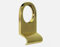 Door Rim Cylinder Pull to Fit Yale Lock Brass Satin Handle Ring Surround Lock Key (Brass)