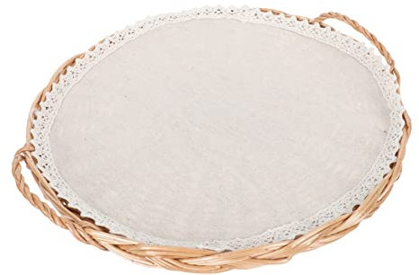 BUGUUYO Brotkörbe Aus Natürlichem Weben Gärkörbchen-set Für Sauerteig Gärkörbchen Für Brot Rund Gedämpfter Brotkorb Servierkorb Für Speisen