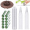 AVCXEC 200PCS Kit di Coltivazione Idroponica Vasi, Spugne per Coltivazione Idroponica, Kit di Baccelli per Semi per La Crescita delle Radici per Interni Giardino Sistema di Coltivazione Idroponica
