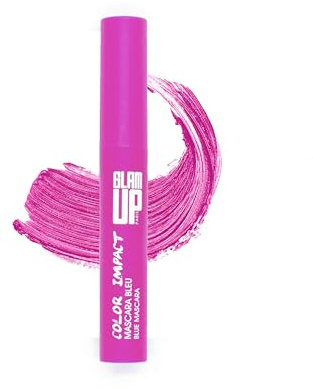 Glam'Up Paris – Mascara Pink – Color Impact – Ultra Pigmentiert – langer Halt – intensiver Blick – Volumen & Länge – ohne Pakete – Pink