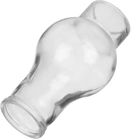 Glaslampenschirm für Öllampe, Verstärkt und Winddicht, Glas | Klare Ausführung, Passend für Petroleumlampe, Schlichtes Design in Chicem Stil