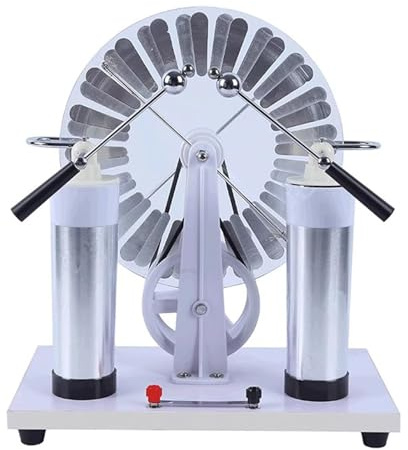 jcwwolk Générateur Statique De Machine Statique, Laboratoires Moteur Électrostatique À Induction, Matériaux en Métal Et en Acier Inoxydable, pour L'expérimentation De Physique Scientifique