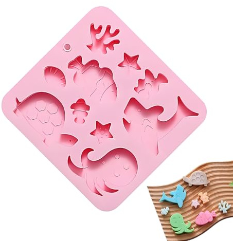 Stampi in silicone per cioccolatini, 10 cavità, antiaderenti, in silicone, per cioccolatini ripieni, per ghiaccio, torte, sapone, gelatine, biscotti, alimenti