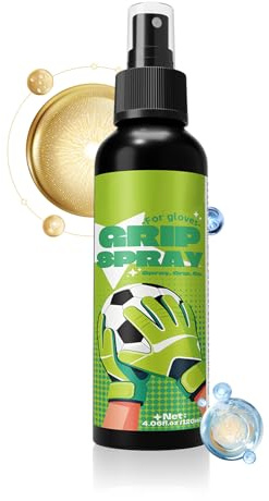 Kustimantu Schuh Grip Spray - rutschfeste Haftspray - Torwarthandschuh Kleber,Für Golf Basketball Fußball Baseball Fitnessstudio Training Schuhe Sportarten Athleten Torwart