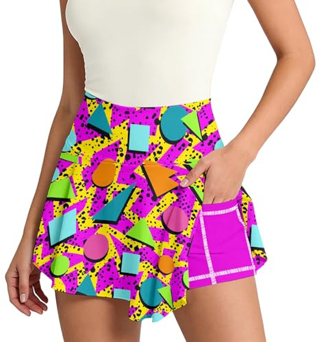 Falda pantalón de Yoga con Estampado Floral y Bolsillos Laterales, Ideal para Actividades Deportivas y Casuales. para Todo Tipo de Deporte