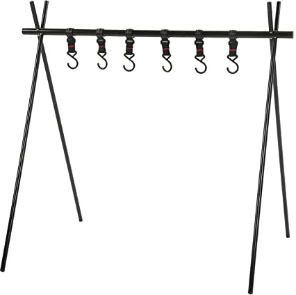 Generic Estante Colgante de Aleación de Aluminio para Acampar, Soporte Ligero para Utensilios de Cocina para Fogata, Capacidad de Carga de 6kg