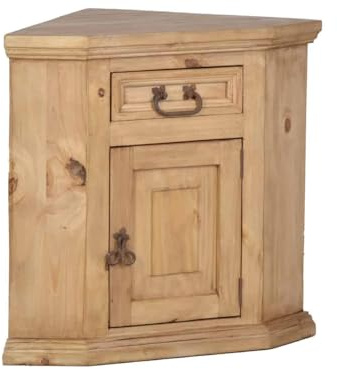 MiaMöbel Kommode Mexico Möbel 60x60x40 cm Landhausstil Massivholz Pinie Honig