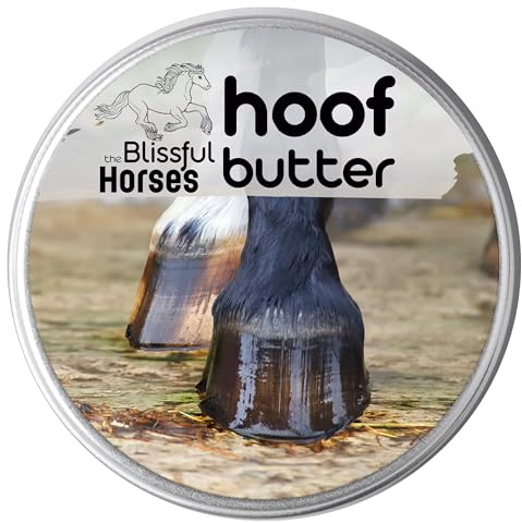 The Blissful Horses Hoof Butter All Natural Support for Your Horse's Hooves, 4-Ounce