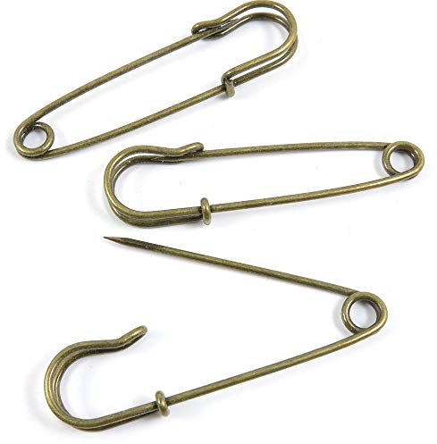 Lot de 30 breloques en bronze antique pour bijoux 680694 - Épingles à nourrice - Pour loisirs créatifs
