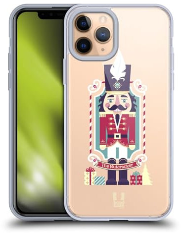 Head Case Designs Soldatino Schiaccianoci Natale Custodia in Gel [Protezione di Grado Militare] Compatibile con Apple iPhone 11 PRO E Compatibile con MagSafe