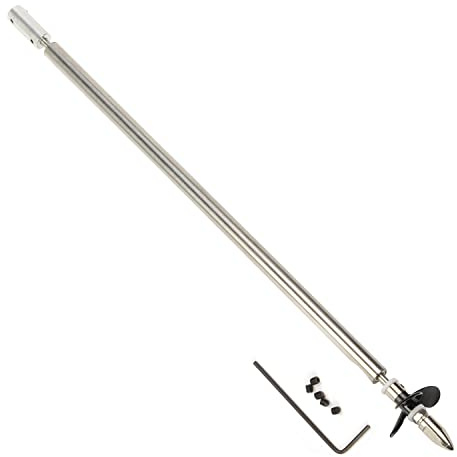 Fielect Drive Shaft w Propeller and Universal Joint for RC Boat, L300mm Shaft, L250mm Sleeve, D36mm Propeller, Fit for 3.17mm Motor Shaft